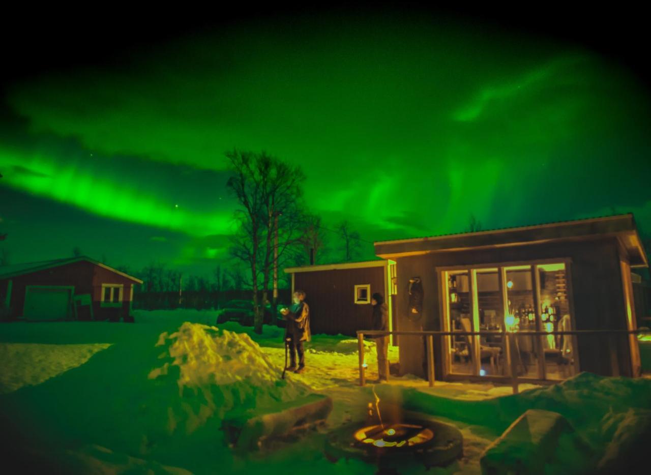 Arctic Gourmet Cabin Kiruna Exterior foto